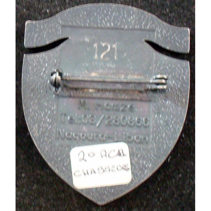 CIM du 2° escadron du 2° régiment de chasseurs au Liban 40° Mandat