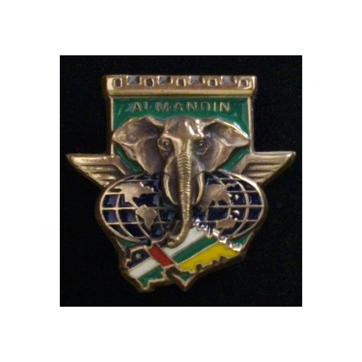Compagnie d'appui CA du 17° RGP République Centrafricaine RCA Almandin