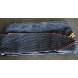 Calot de commandant d'infanterie de marine (liseré et fond amarante)