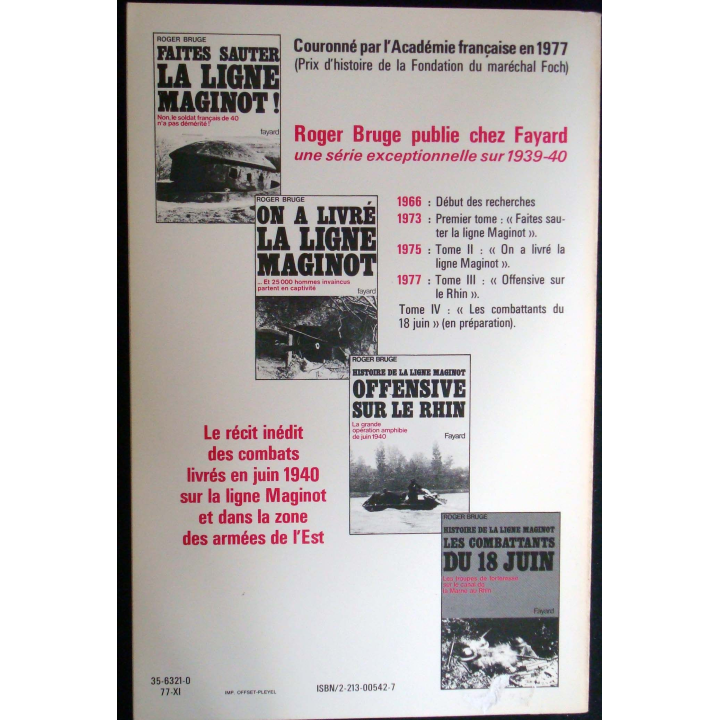 Histoire de la ligne Maginot. Offensive sur le Rhin Juin 1940