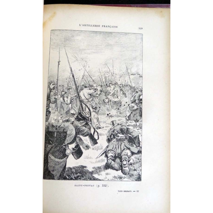 Vieux Livre Nos fils sous les armes de Charles Leser (1854-1907)