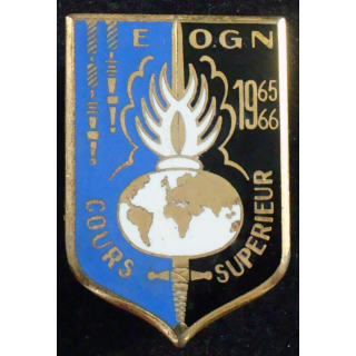 de la 70° promotion EOGN 1965-1966 Arthus Bertrand Paris en émail