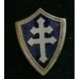 4° RCA : insigne du 4° régiment de chasseurs d'Afrique 1943