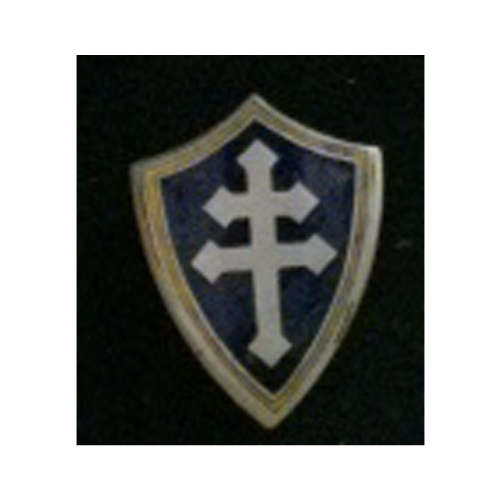 4° RCA : insigne du 4° régiment de chasseurs d'Afrique 1943
