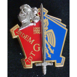 28° DEM et de la 7° DT de la gendarmerie 1995 1996 Boussemart