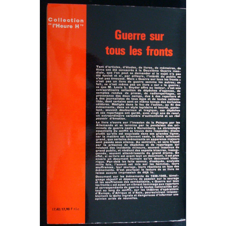 La guerre sur tous les fronts, les meilleurs reportages