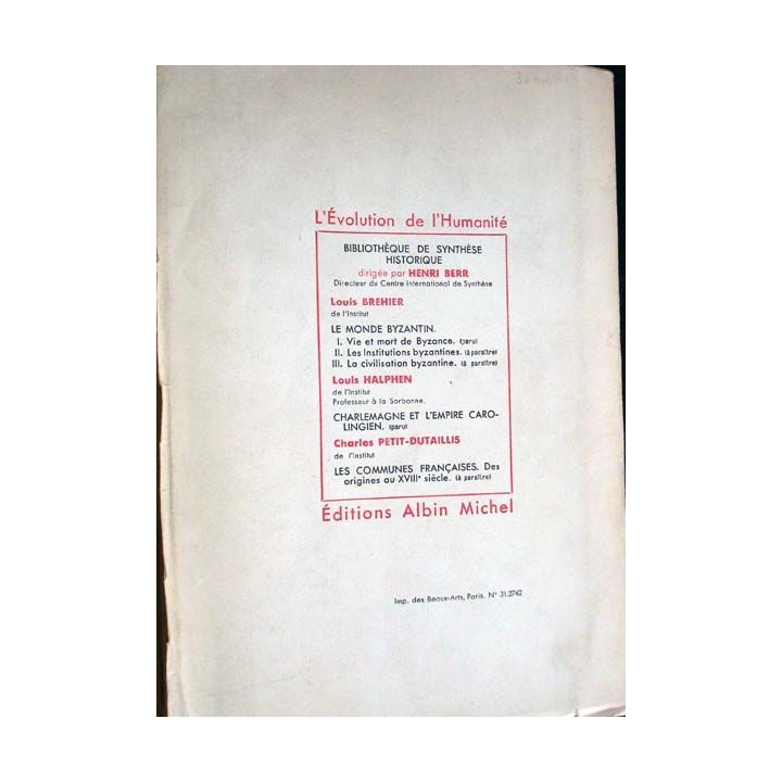 Grands courants de l'Histoire Universelle, T1. Des origines à l'Islam