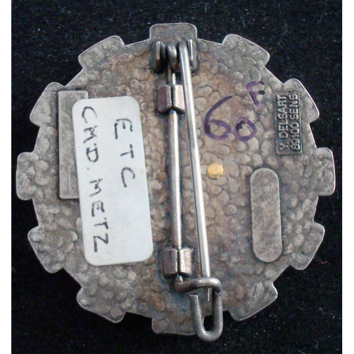 Insigne ETC escadron transport circulation CMD METZ 6° RM région mili