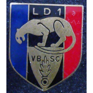 insigne du 1° régiment de garde montagnarde VBSC LD1 en Extrême-Orient