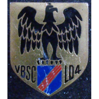 insigne du 4° régiment de garde montagnarde VBSC LD4 en Extrême-Orient