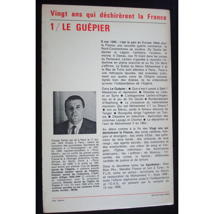 Vingt ans qui déchirèrent la France. Tome 1, le guêpier
