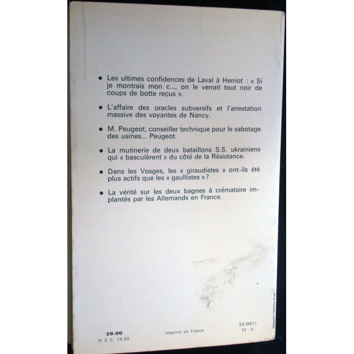 Histoires secrètes de l'occupation en zone interdite de 1940 à 1944