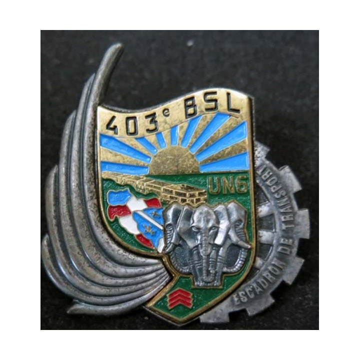 Insigne de l'ET du 403° Bat de Soutien Logistique FORPRONU LOCAL