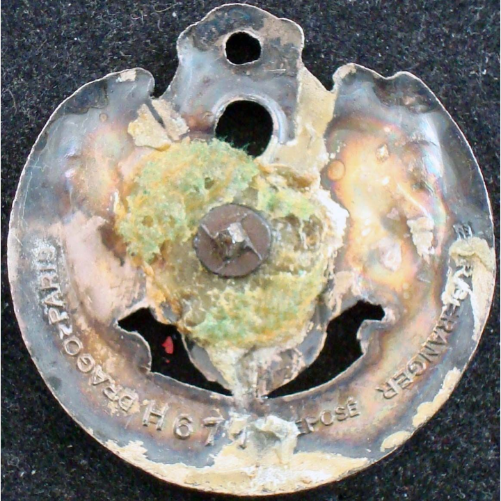 Insigne du 8° régiment spahis alégriens Drago Béranger H. 671 argenté