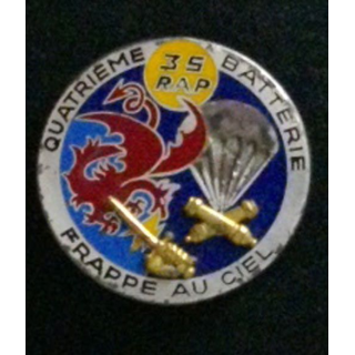 35° RAP 4° batterie 35° artillerie parachutiste frappe au ciel