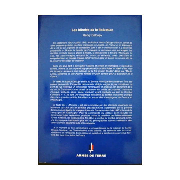 Les blindés de la libération. Henry Deloupy. Ed. S.H.A.T