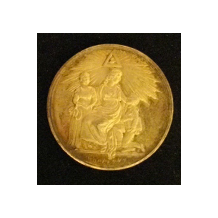 MÉDAILLE MAÇONNIQUE ANGLAISE