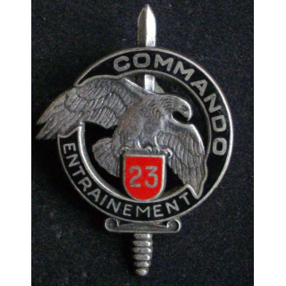 insigne du brevet CEC du 23° régiment d'infanterie Drago Paris GS. 31