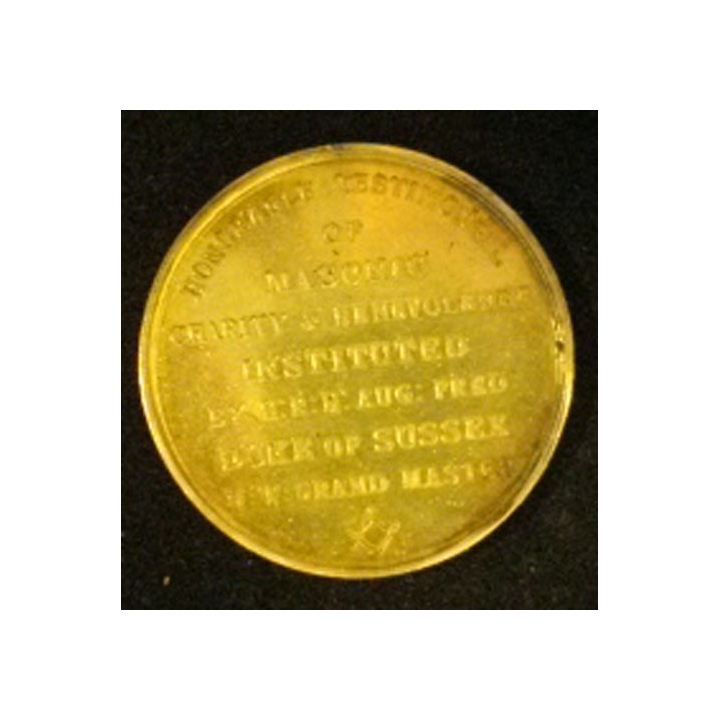 MÉDAILLE MAÇONNIQUE ANGLAISE