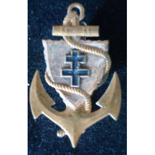 Direction des troupes coloniales Drago croix bleue peinte