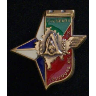 17° RGP CA KFOR : CA du 17° régiment du génie parachutiste KFOR 1999-2000 en bronze massif