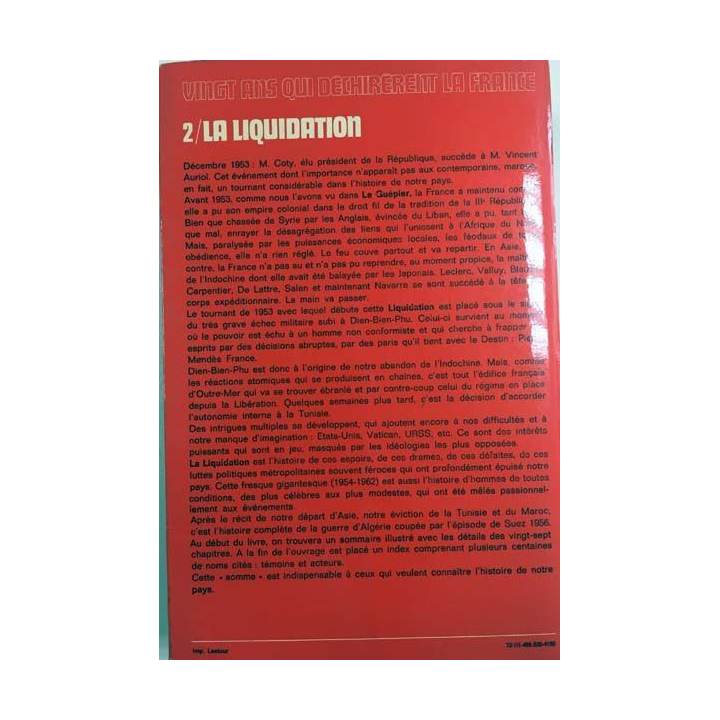 Dossiers secrets de la France contemporaine. T2. Cl. Baillat.