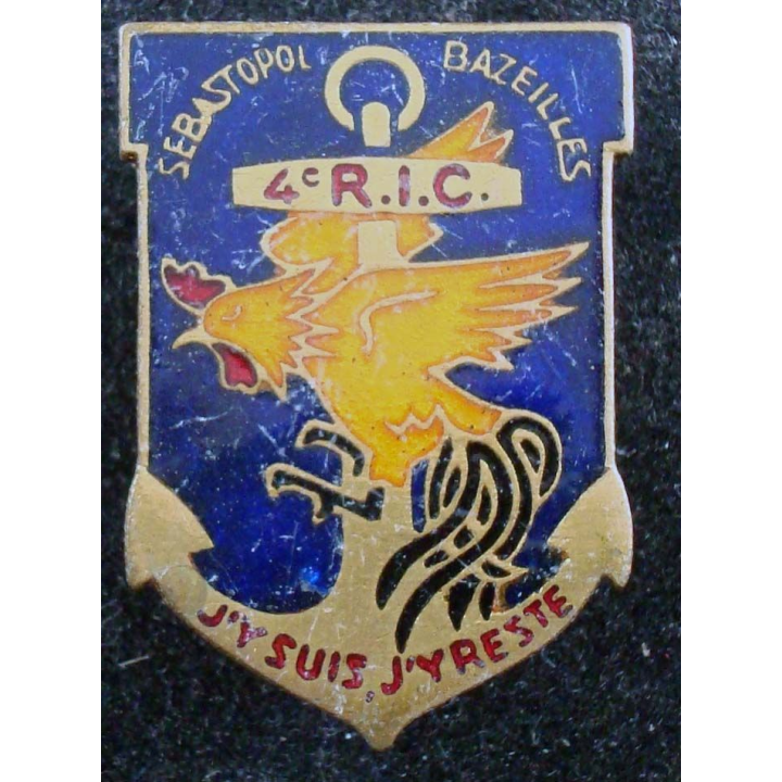 4° régiment d'infanterie coloniale de fab Arthus Bertrand poinçon