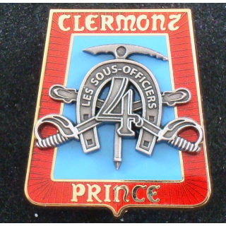 Sous officiers du 4° régiment de chasseurs Clermont Prince N°