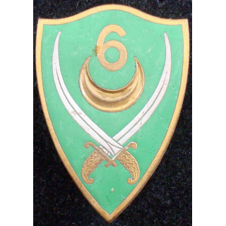 Insigne du 6° régiment de spahis algériens Drago Béranger H. 658