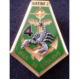 21° Régiment d'Infanterie de Marine 4° Cie FORPRONU 95 DELSART