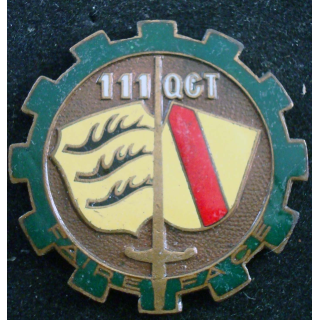 Insigne 111° cie de Q.G du territoire de fabrication Aremail G. 1388