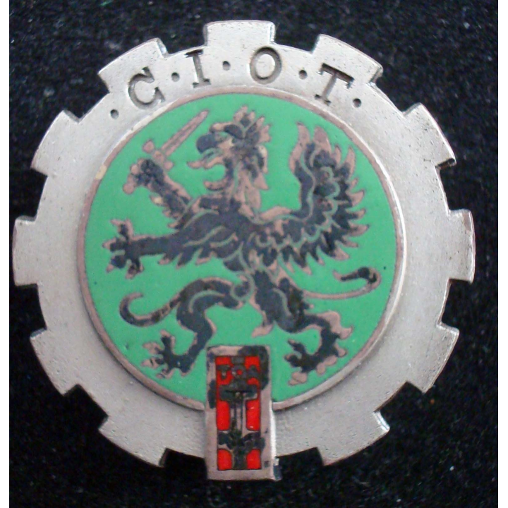 Insigne du Centre d’Instruction et d’Organisation du Train TOA H. 657