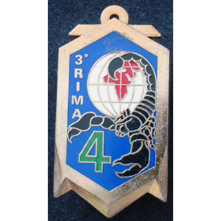 Insigne des EFAO 4° Cie - 3° Régiment d'Infanterie de Marine DELSART