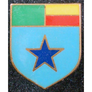 écu de l'assistance technique de la gendarmerie au Dahomey Drago