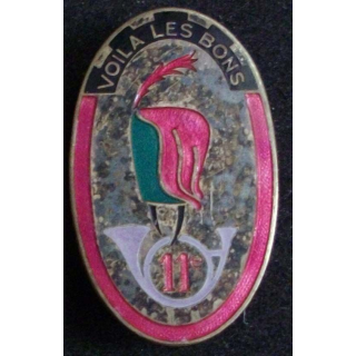 11° régiment de chasseurs Arthus Bertrand Paris déposé cor à gauche