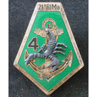 21° Régiment d'Infanterie de Marine 4° Cie RIMA R.I.M.A R.I.Ma