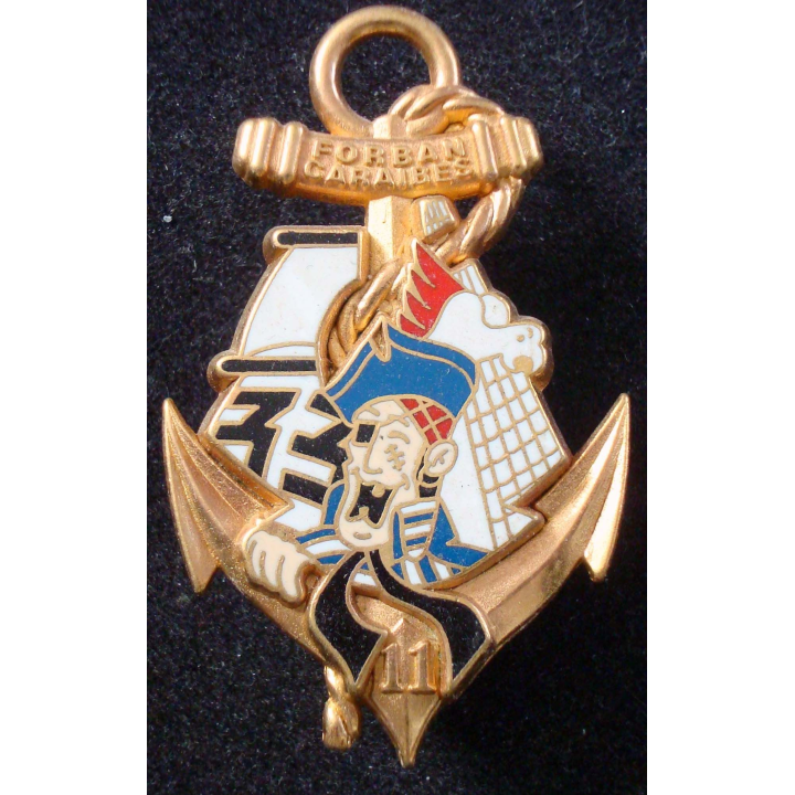 Insigne 11° Compagnie du 33° Régiment d'Infanterie de Marine Fraisse