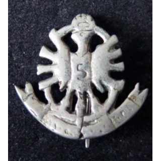 Insigne de béret 26 mm du 5° régiment de cuirassiers Extrême Orient