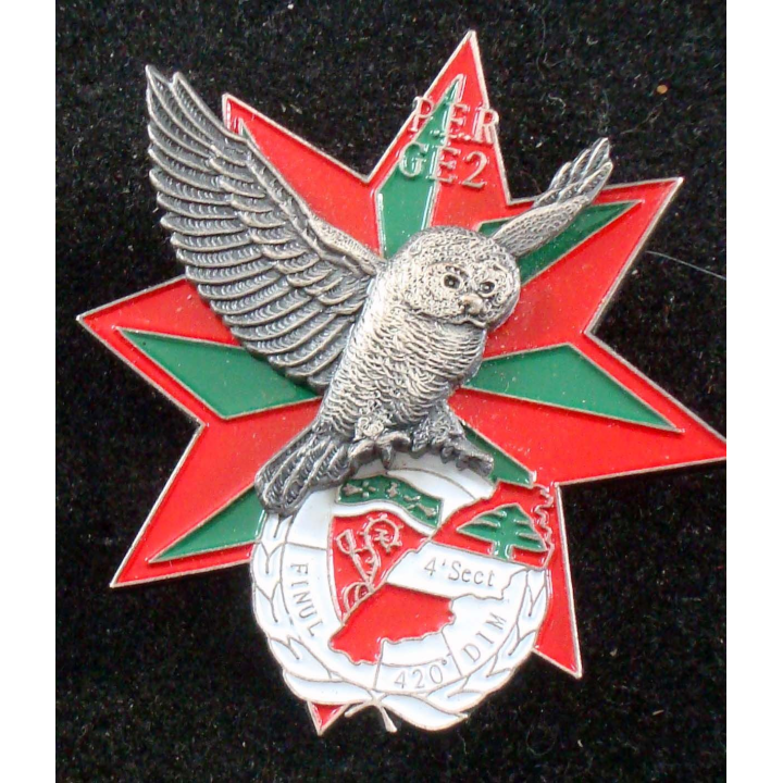 4° section du PER du GE 2 du 2° régiment de chasseurs au Liban