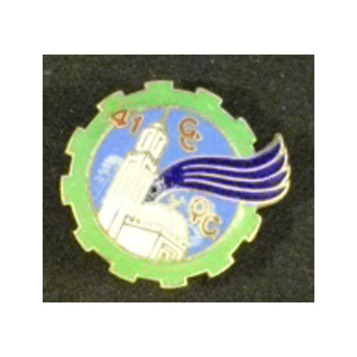 insigne métallique de la 41° CCQG de fabrication Drago Paris en émail