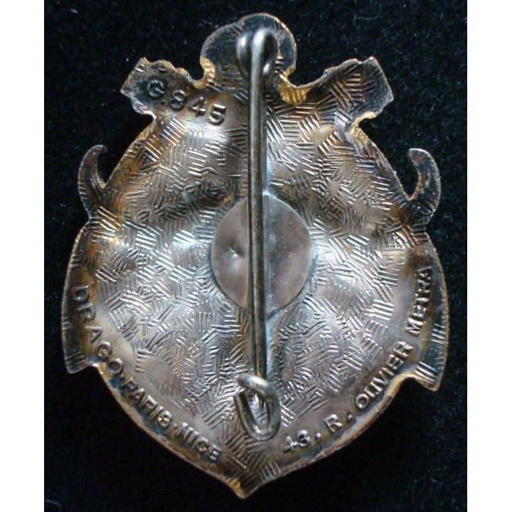 Insigne métallique du DMA AEF Drago Olivier Métra G. 845