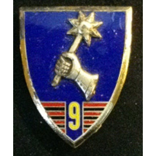 9° régiment de chasseurs d'Afrique émail grand feu Drago G. 1298 Gant