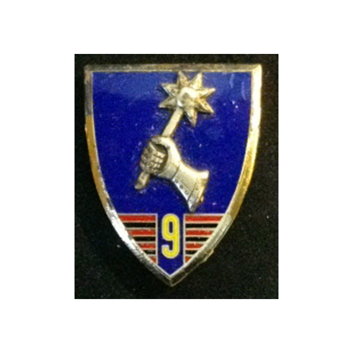 9° régiment de chasseurs d'Afrique émail grand feu Drago G. 1298 Gant