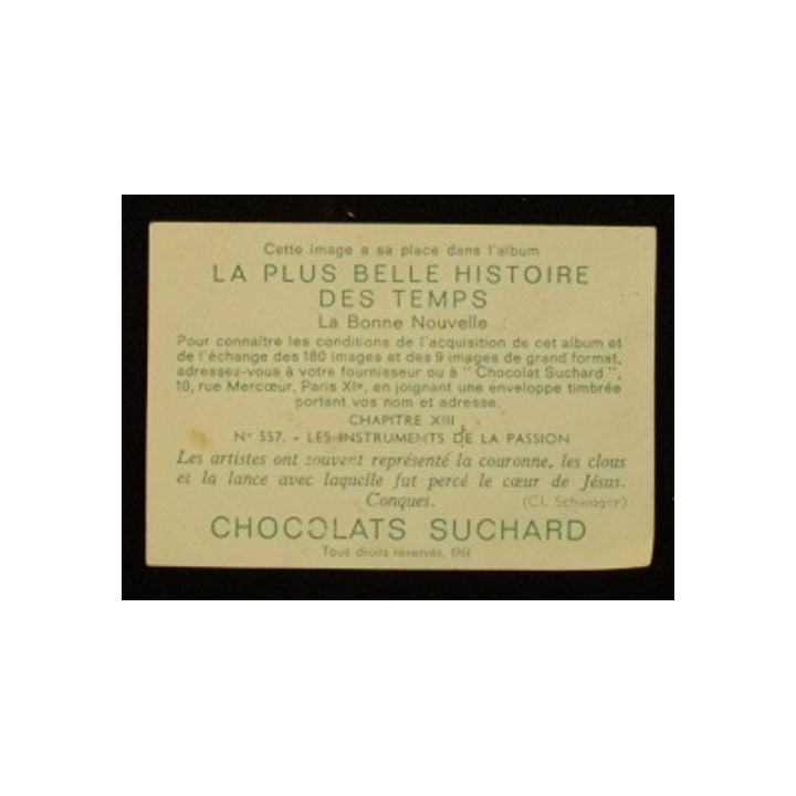 SUCHARD : LE PLUS BELLE HISTOIRE DES TEMPS : LA BONNE NOUVELLE