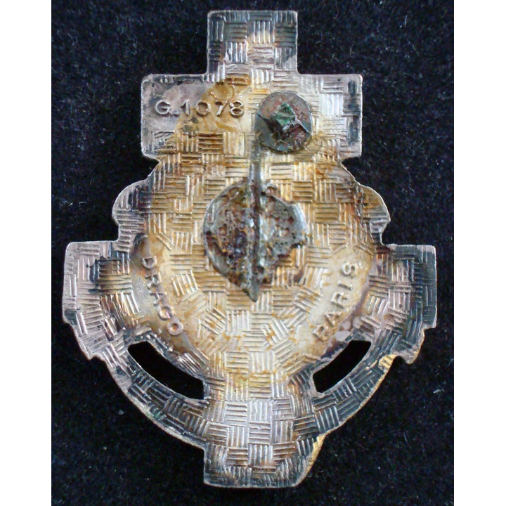 Bataillon de Tirailleurs de l'Oubangui-Chari de fabrication Drago Paris G. 1078 en émail