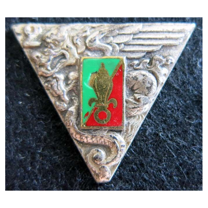 2° REP : insigne du 2° régiment étranger parachutiste de fabrication Drago Paris G.1948 Sans attache
