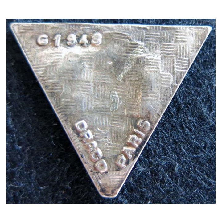2° REP : insigne du 2° régiment étranger parachutiste de fabrication Drago Paris G.1948 Sans attache
