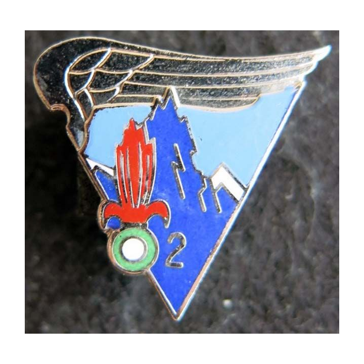 2° REP : insigne en réduction de la 2° compagnie du 2° régiment étranger parachutiste attache pin’s