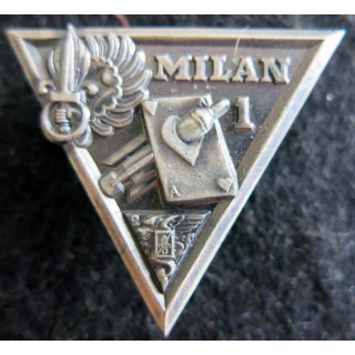 2° REP : insigne du 2° régiment étranger parachutiste Milan division française Mostar N° 0432