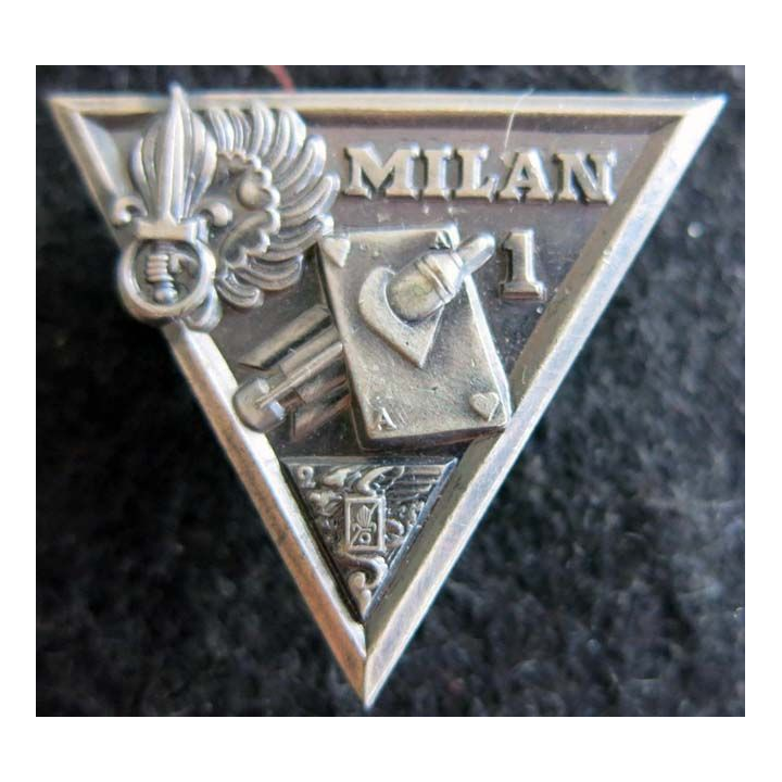 2° REP : insigne du 2° régiment étranger parachutiste Milan division française Mostar N° 0432